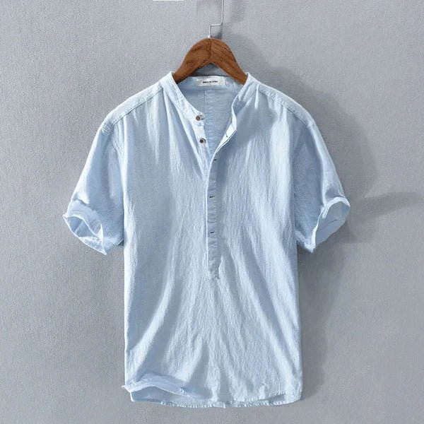 Elias™ | Polo d’Été Mélangé à Col Boutonné