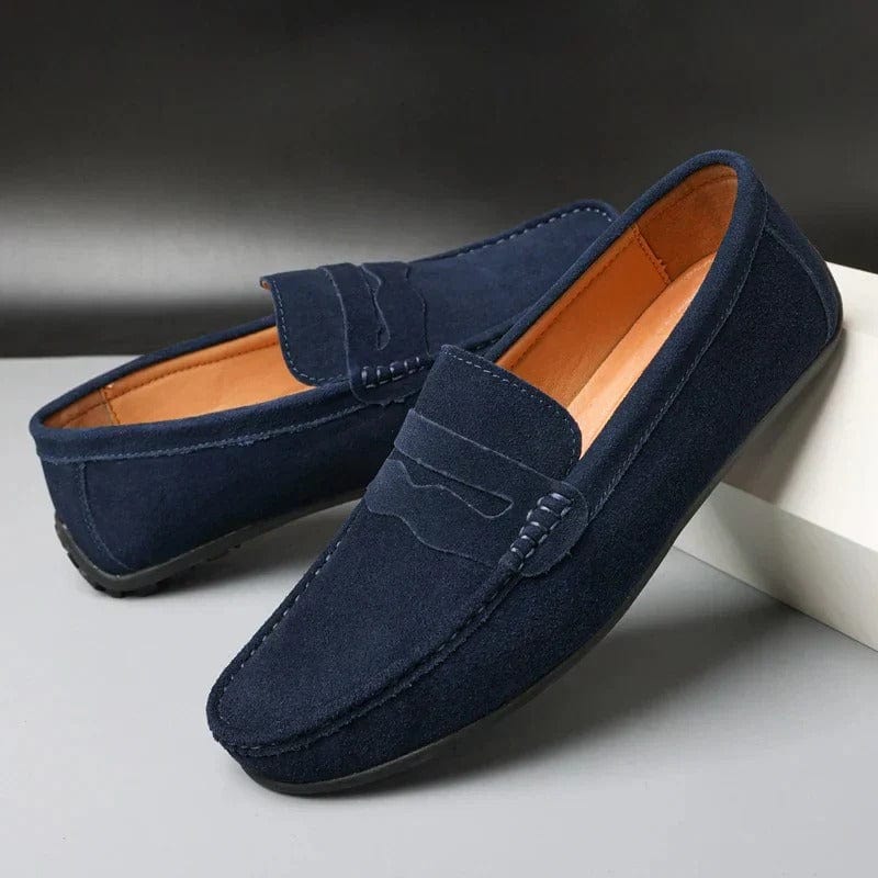 Jules™ | Mocassins Bleu Intense Élégance Décontractée