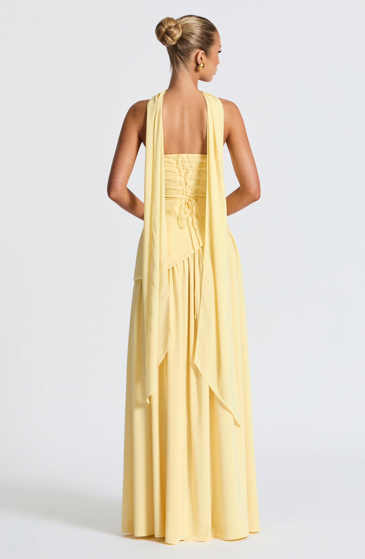Brune™ | Robe de soirée fendue à bustier