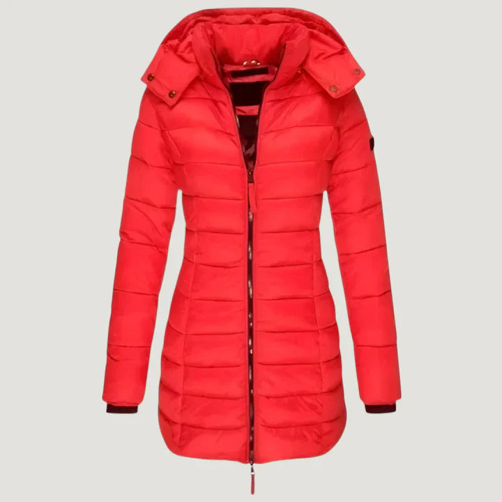 Maud™ | Doudoune longue à capuche pour femme