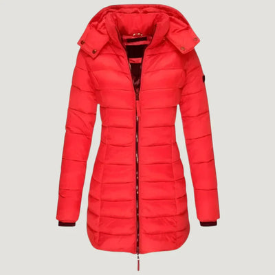 Maud™ | Doudoune longue à capuche pour femme