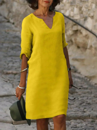 Beth | Robe décontractée à encolure en V