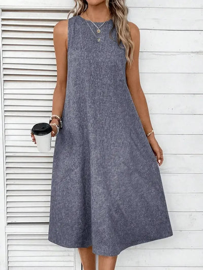 Luna | Robe décontractée en lin pour le printemps