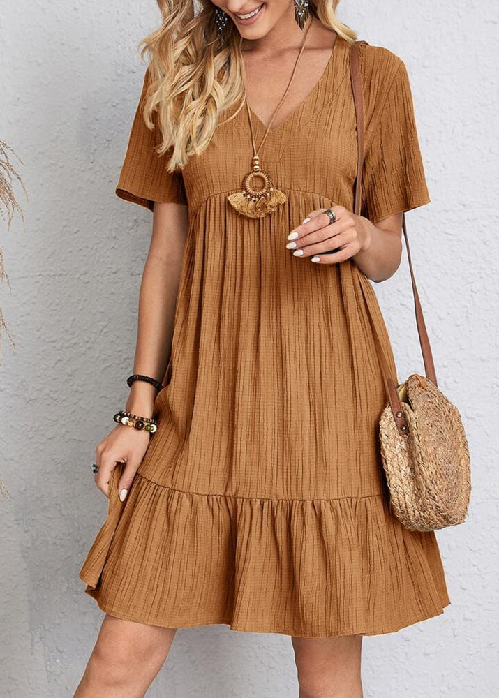 Zéphyrine™ | Robe Décontractée à Volants