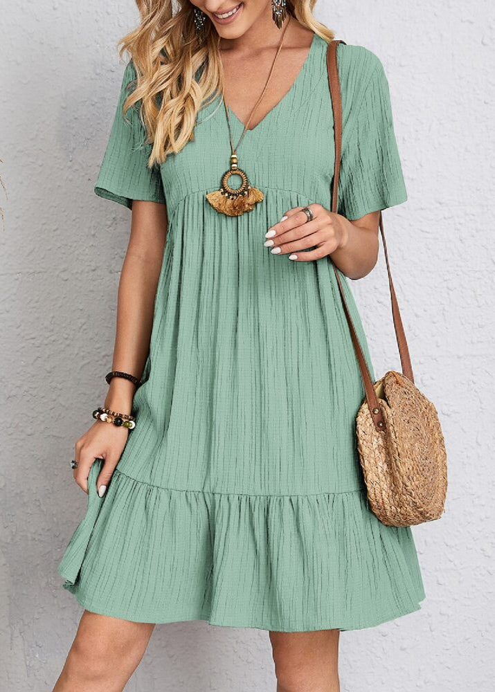 Zéphyrine™ | Robe Décontractée à Volants