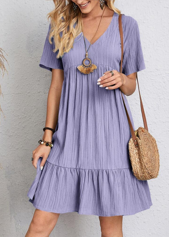 Zéphyrine™ | Robe Décontractée à Volants