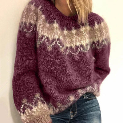 Violeta™ | Pull Douillet Motif Nordique